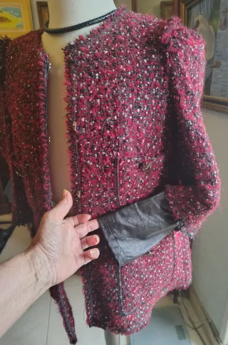 Chaqueta Pedro del Hierro T-42-44Jaspeada