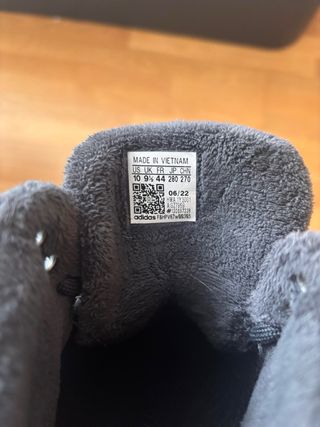 Botines Adidas Negro/Gris Talla 42