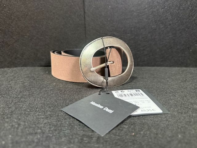 Cinturón Massimo Dutti hebilla redonda