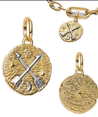 Pulsera Me eslabones dorados con cierre mosquetón