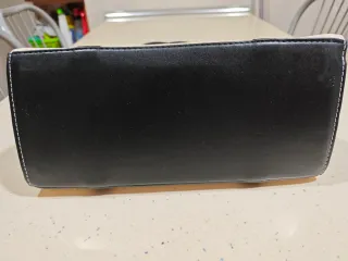 Bolso elegante lazo negro blanco