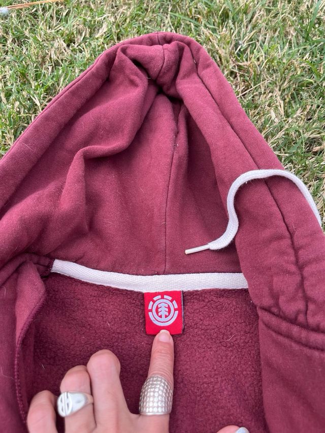 Sudadera con cremallera y capucha Element