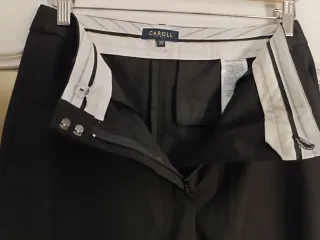 Pantalón vestir pitillo negro