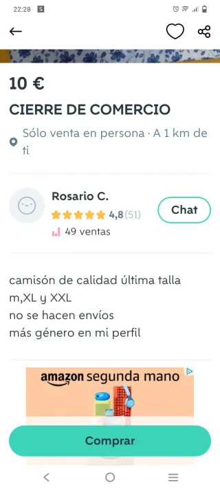 Camisones de señora últimas tallas