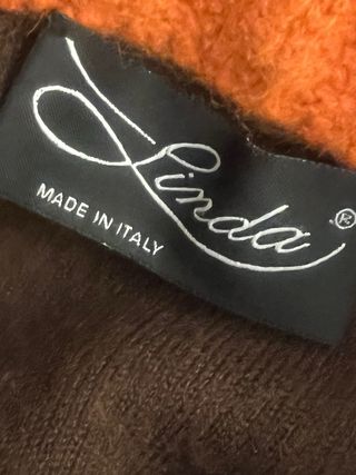 Chaqueta Lana Merino Naranja