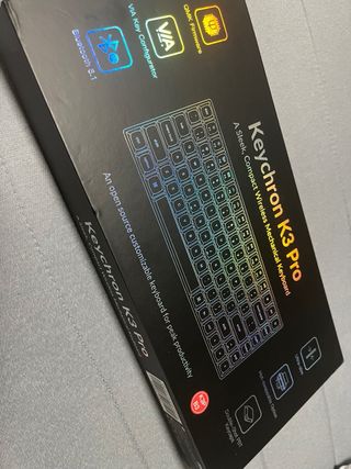 Teclado Keychron K3 Pro Gris/Rojo