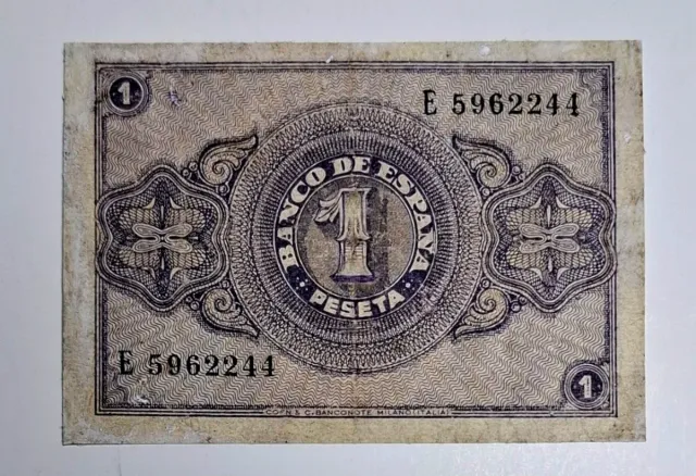 1 Peseta 1937 Serie E596