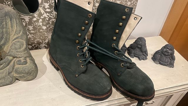 Botas militares verdes estilo militar
