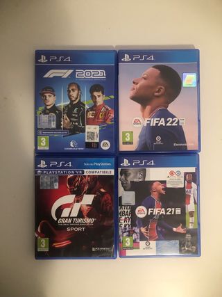 Giochi PS4+e base di ricarica