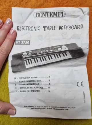 Tastiera elettronica Bontempi 