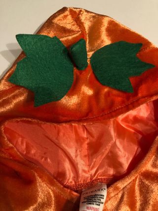 Disfraz Calabaza Acolchado 3-4 Años