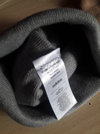 Cappello Adidas Tonal Met Bean Grigio