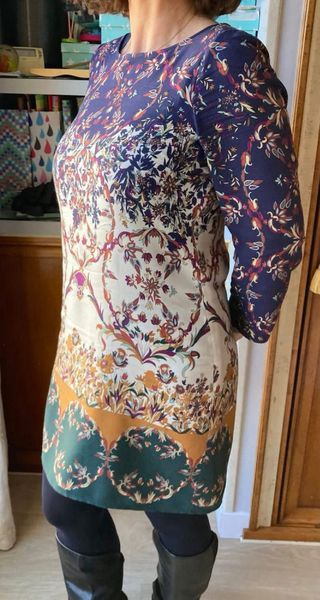 Vestido estampado Massimo Dutti