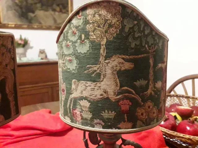 Coppia lampade " palmette" del '700