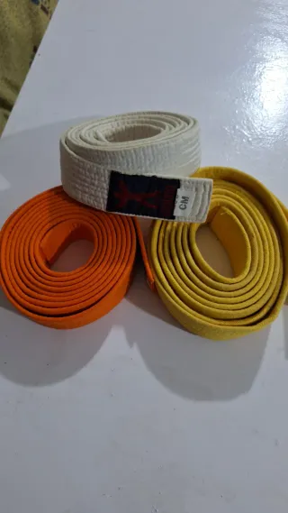 Cinture per arti marziali (arancione, bianco, amari)
