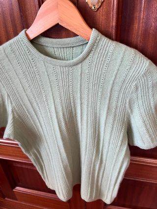 Jersey de lana verde