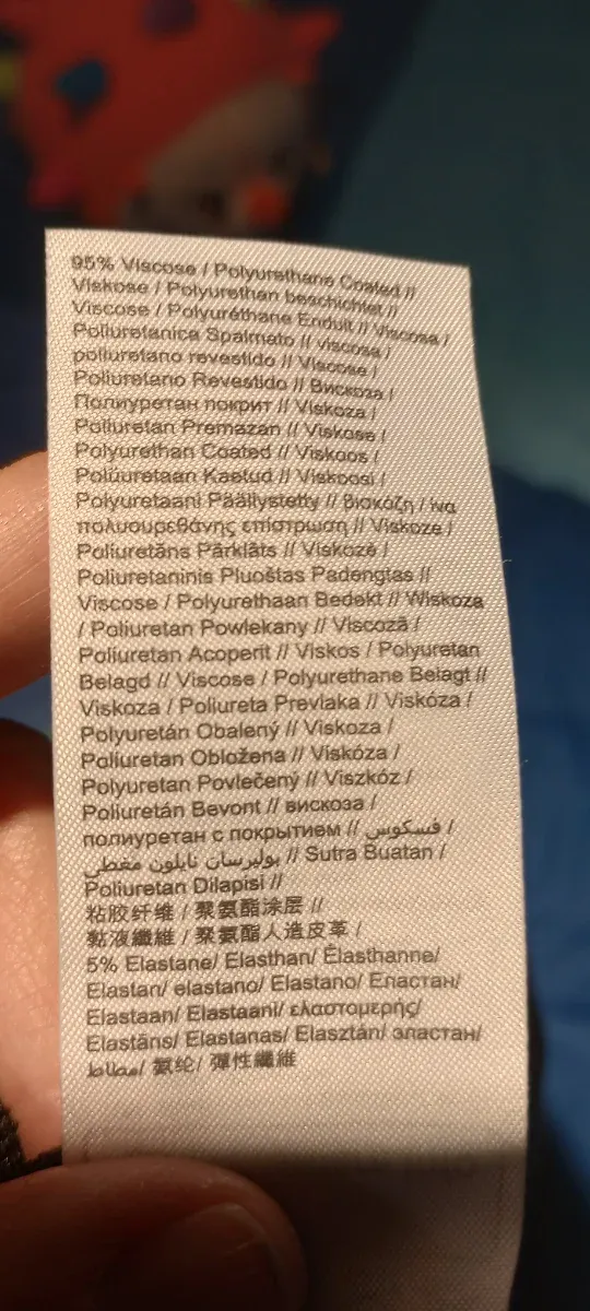 Pantalón polipiel Esprit negro a estrenar