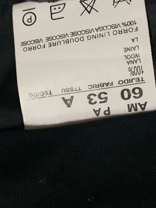 Traje de chaqueta hombre negro