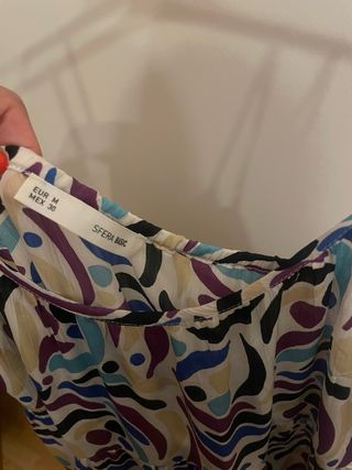 Vestido Sfera Nuevo Largo Estampado Talla M