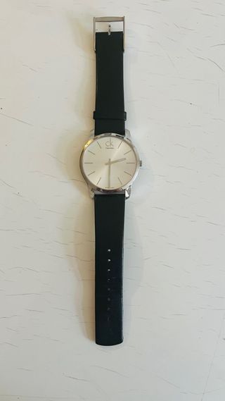Reloj Calvin Klein Hombre Negro/Plata
