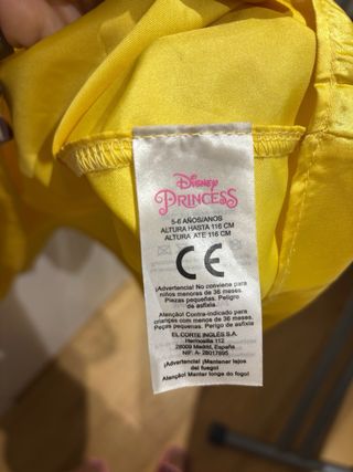 Disfraz Blancanieves Disney Talla 5/6 Años