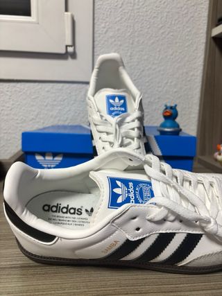 Zapatillas Adidas Samba Blancas y Negras