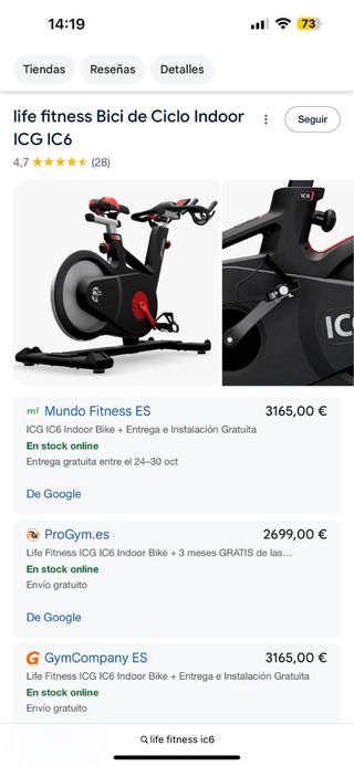 Bicicleta Spinning Casi Nueva