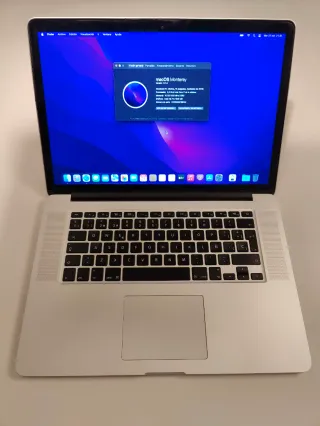 MacBook Pro 15 2015 A1398 Plata