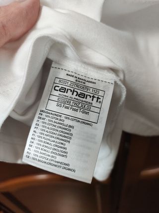 Camiseta Carhartt WIP Fast Food Talla S