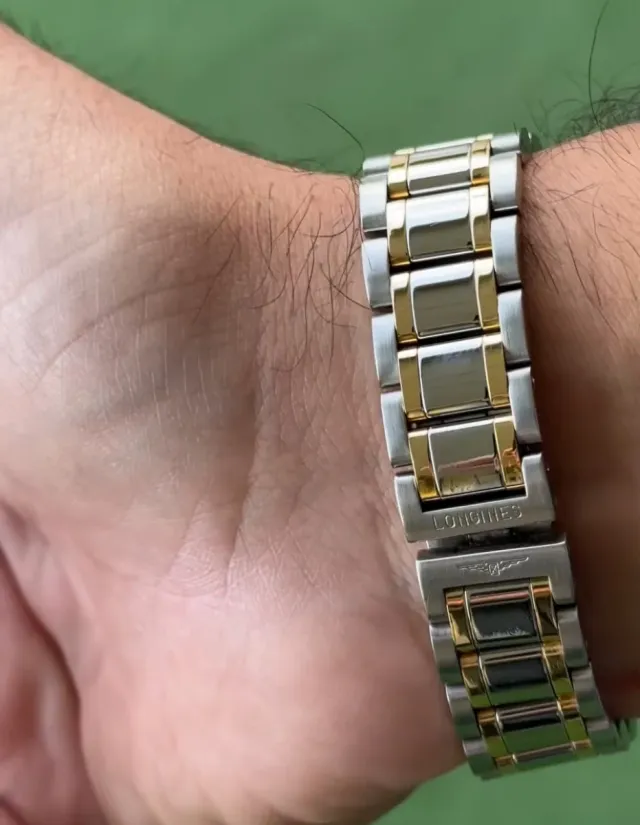 Longines Admiral Aço e Ouro 18k maciço Cronógrafo