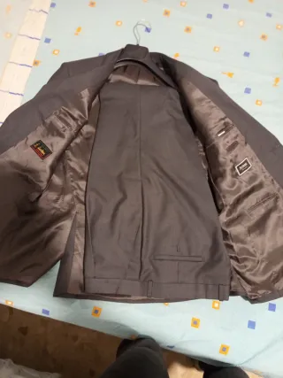 Traje de chaqueta gris pierlorenzo 