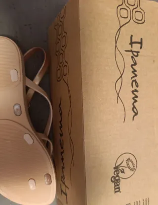 Sandalias Ipanema Doradas y Rosas