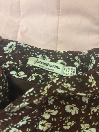 Falda larga estampada floral