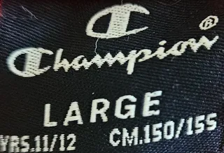 Sudadera Champion niño bicolor, talla 11/12 