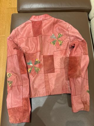 Cazadora patchwork piel Patricia Talla 40