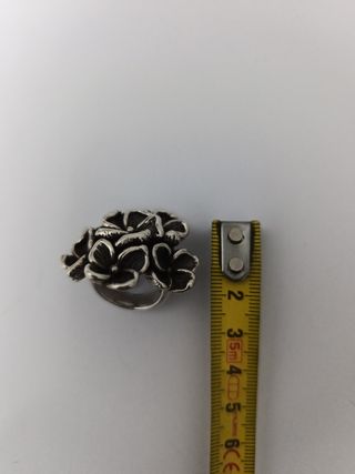 Anillo Plata Flor