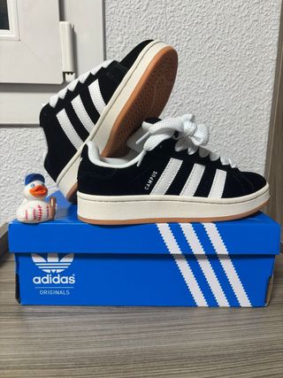 Zapatillas Adidas Campus Negras Blancas