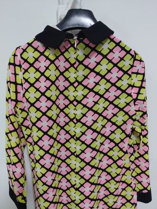 Vestitino vintage rosa e giallo