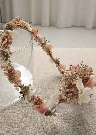 Vestido Primera Comunión Blanco Rosa