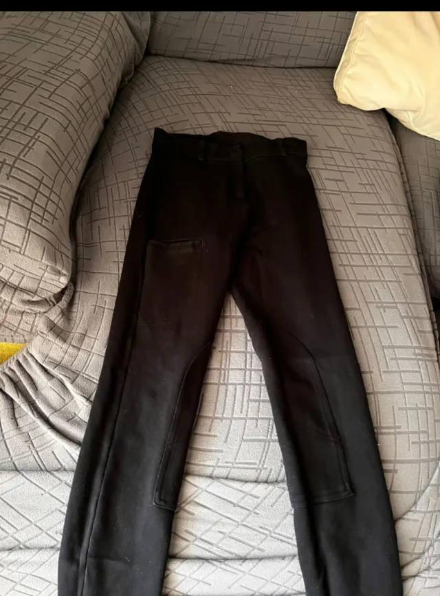 Pantalón Hípica Mujer Talla S Negro