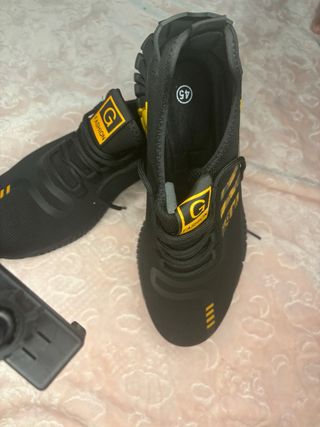Zapatos Deportivos Hombre Talla 45 Negro/Amarillo