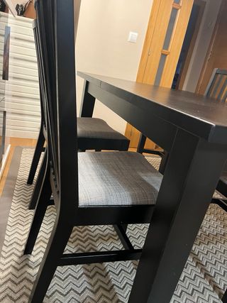 Mesa comedor extensible Ikea + 4 sillas