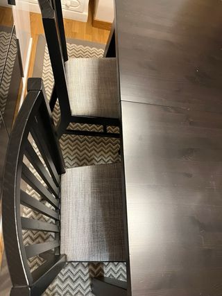 Mesa comedor extensible Ikea + 4 sillas