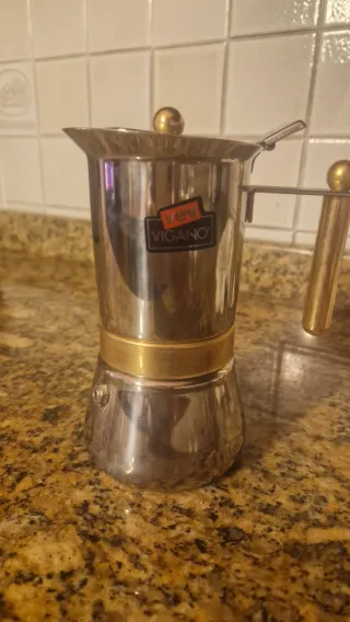 Caffettiera VEV Acciaio Inox Oro