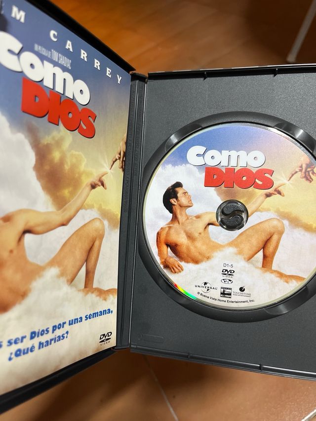 DVD Como Dios Jim Carrey Comedia Español