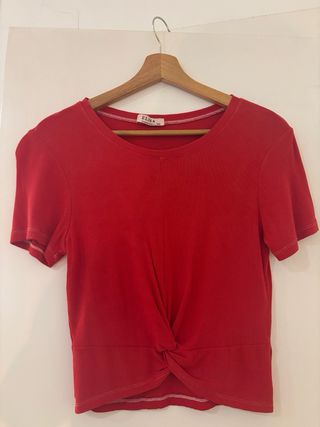 Top rojo Elisa talla S