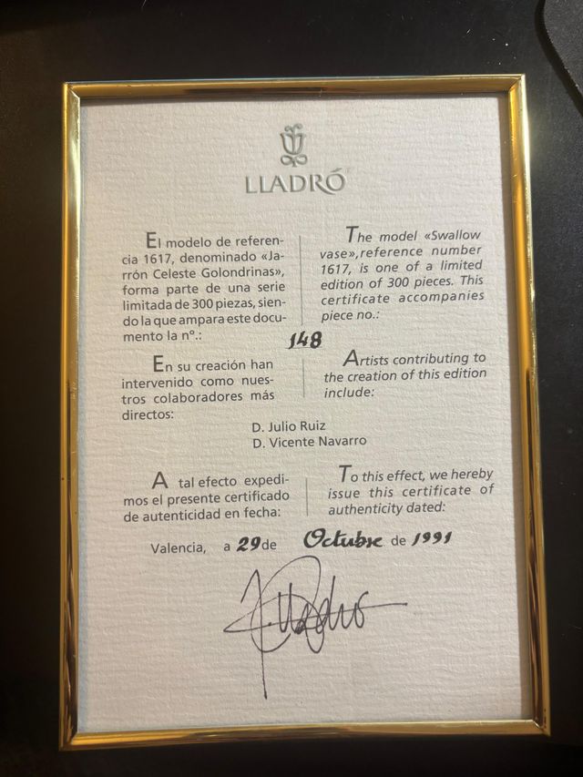 Pareja Jarrones Lladró Originales