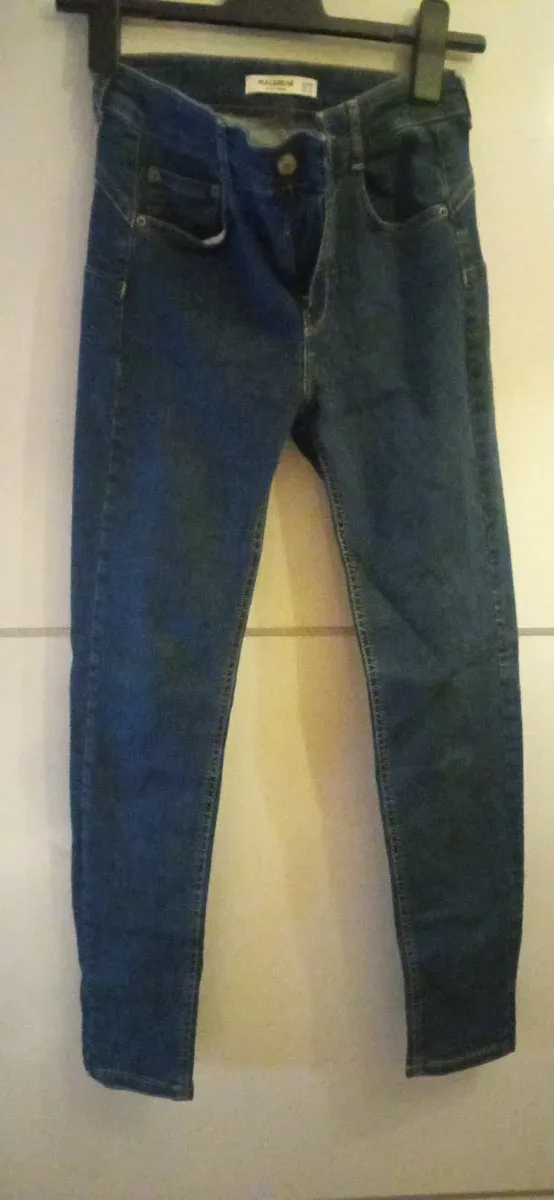 Pantalón vaquero Pull and Bear azul