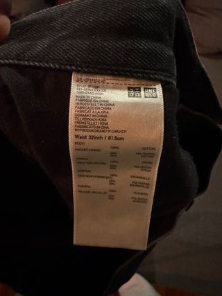 Jeans Uniqlo Uomo Neri