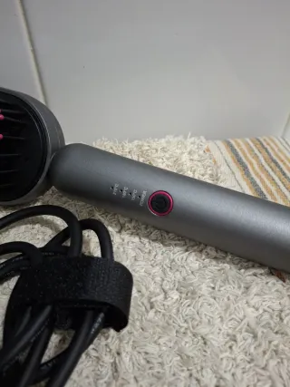 Cepillo Alisador Elehot Gris y Rosa